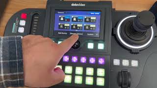 HOW TO CONNECT DATAVIDEO PTZ CAMERAS TO RMC 300A VIA DVIP