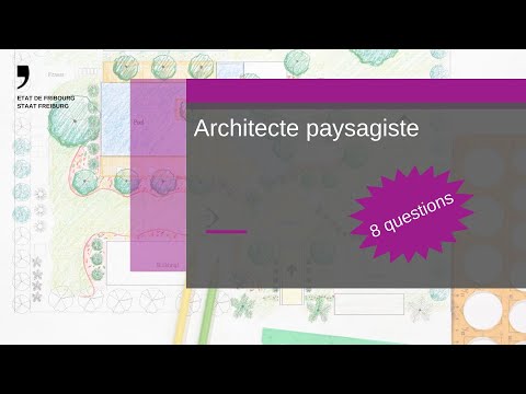 Vidéo: Comment être architecte paysagiste ?