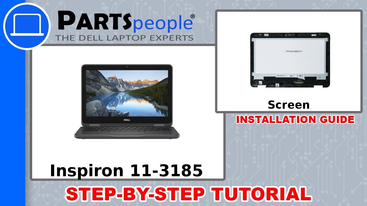 Dell Inspiron 11-3185 (P25T003) LCD Screen How-To Video Tutorial