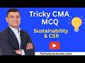 📝 Sustainability & Social Responsibility MCQ — CMA Exam | CMA Course