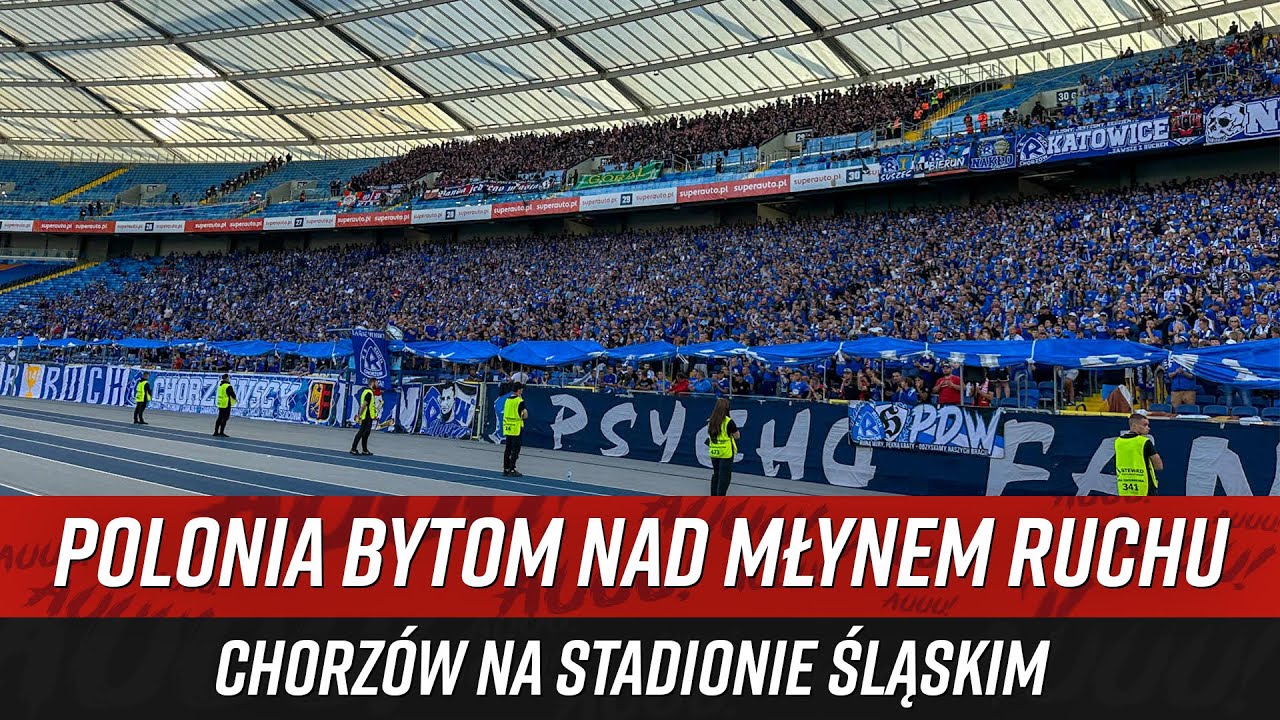 Polonia Bytom nad młynem Ruchu Chorzów na Stadionie Śląskim (24.08.2025)