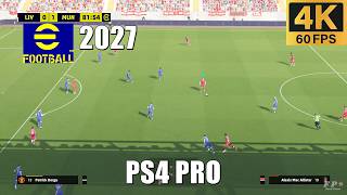 Efootball 2027 PS4 Gameplay (PES 2027)