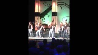First Friends advanced hip hop dance -supersonic and cray button