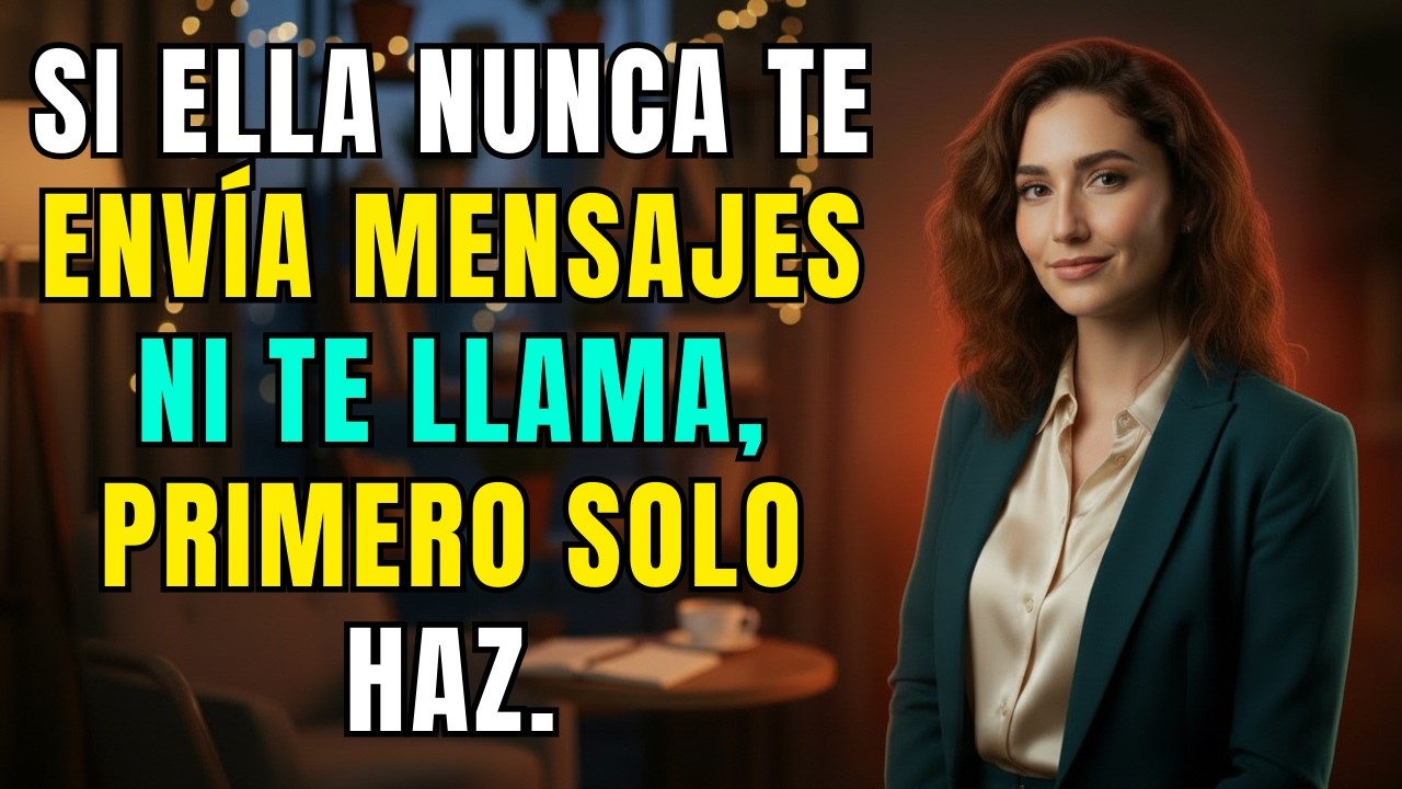 Si ella NUNCA te envía mensajes ni te llama primero – Haz estas 6 cosas y mira cómo te persigue