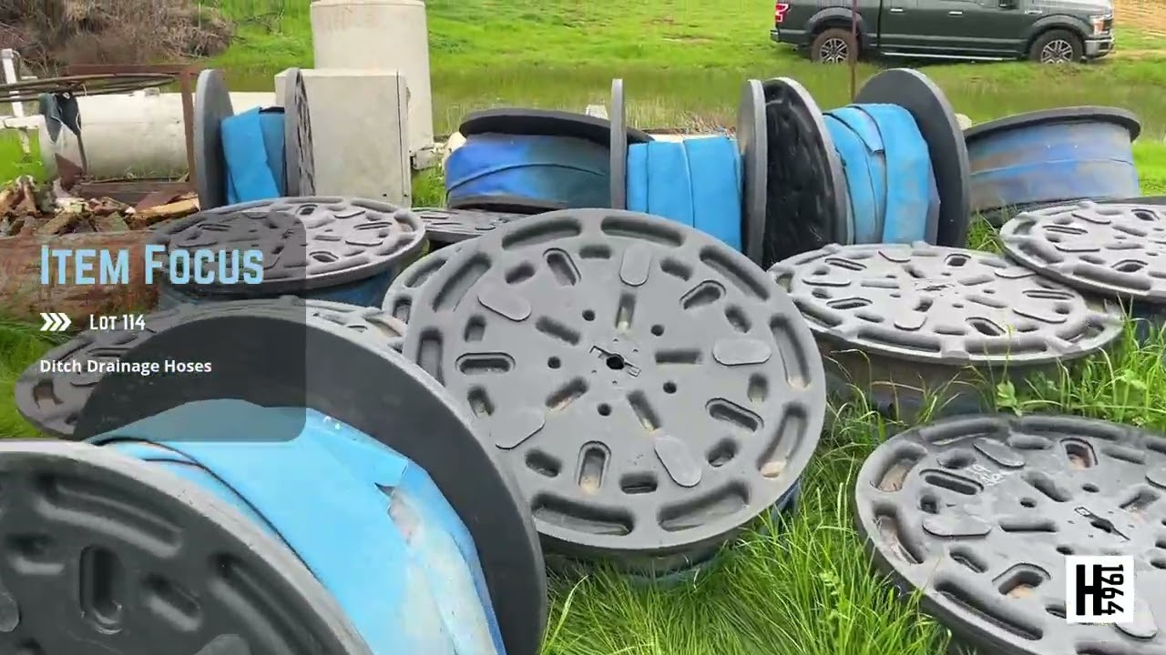 Online Auction! Lot 114: Ditch Drainage Hoses 2