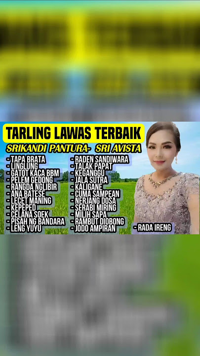 Old Cirebon Tarling Songs | Sri Avista's Melodious Voice Soothes the Heart #tarling #tarlingcireb...