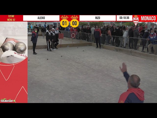 Miniature : 32ème ALEIXO vs RIZO International à pétanque de Monaco - Octobre 2020