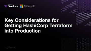 Key Considerations for Getting HashiCorp Terraform into Production