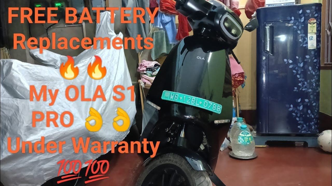 My Ola S1 pro battery replacement free of cost Ola S1 Pro free of