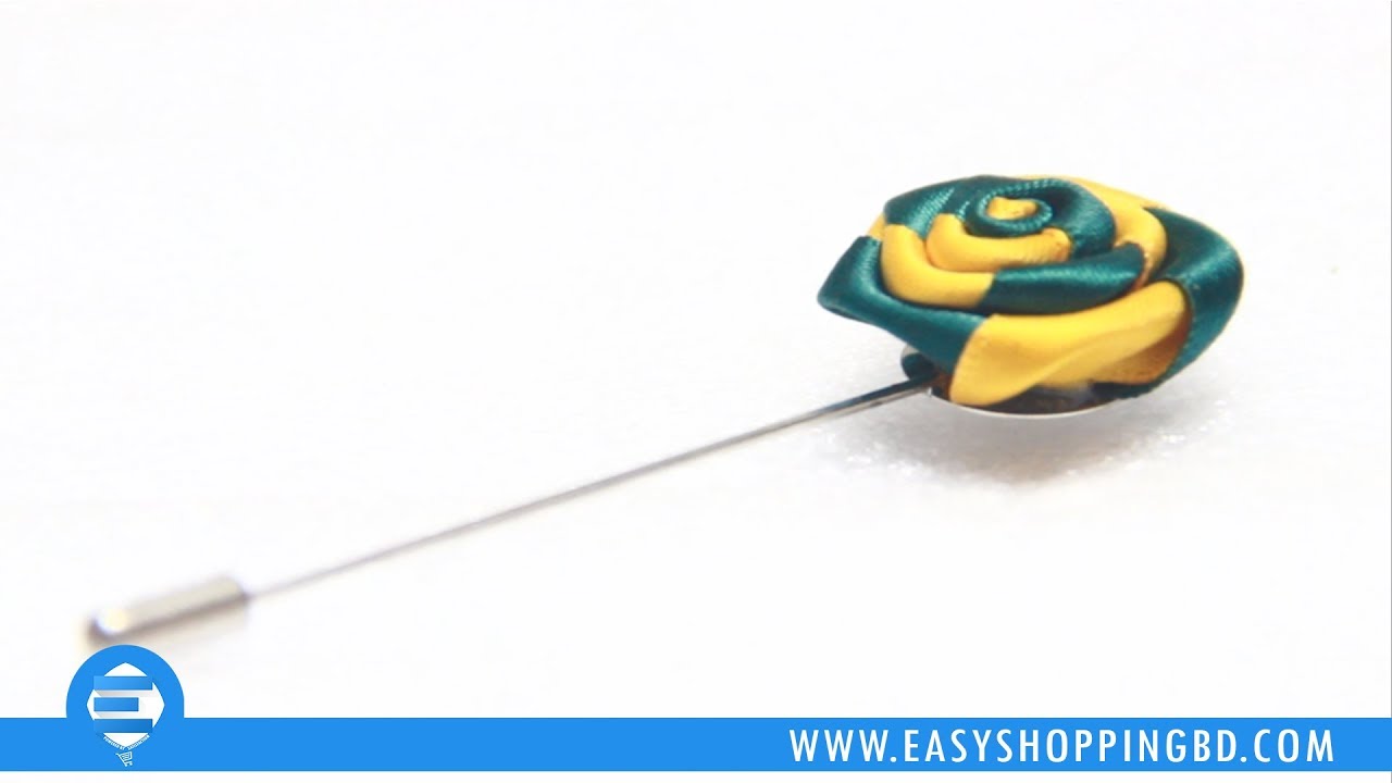 Green & Yellow Lapel Pin Brooch For Men in Bangladesh | Easy Shopping BD