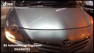 Ultra-thin LED Running light Bar |Toyota Vios Ncp93 08-12 installed effect