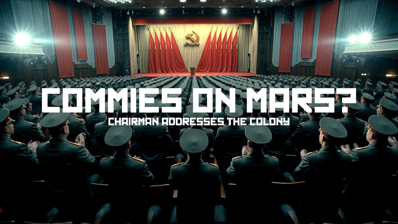 Chairman Tero addresses the Martian Congress