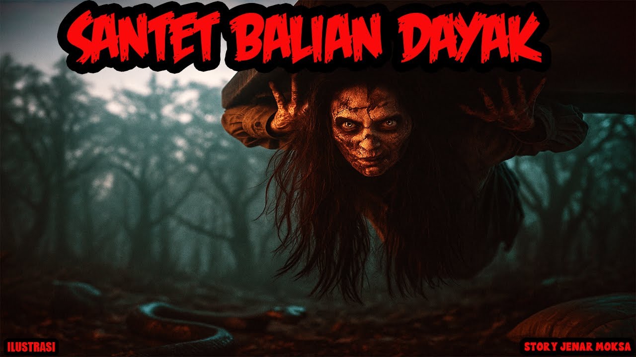 DENDAM DUKUN SANTET BALIAN DAYAK - CERITA HOROR KISAH MISTERI