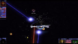 Star Trek Bridge Commander: Intrepid class vs Dominion Attack Ships