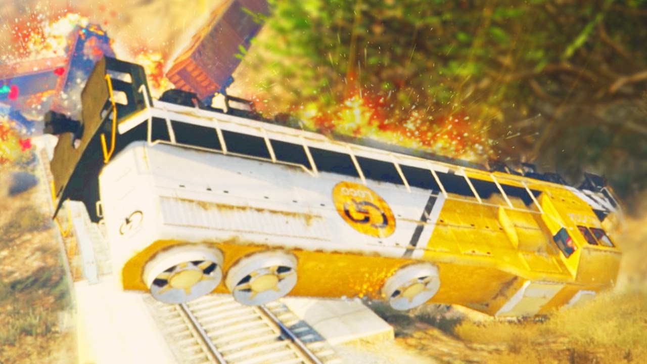 HO FERMATO IL TRENO SU GTA 5!!! (NON E' UNO SCHERZO)