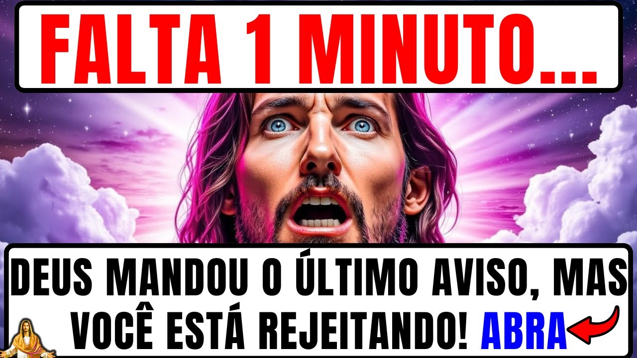 DEUS DIZ QUE SÓ FALTA 1 MINUTO E VOCÊ AINDA NÃO OUVIU O ARCANJO MIGUEL — ESCUTE ISSO URGENTE!