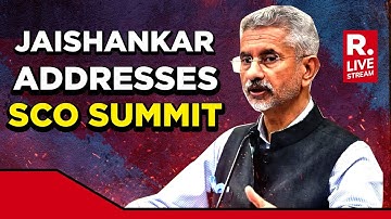 SCO Meet LIVE: EAM S Jaishankar Addresses Summit