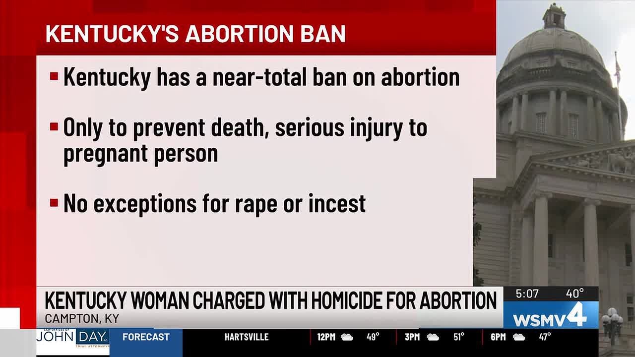 Kentucky woman charged with fetal homicide following abortion - YouTube