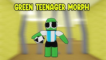 UPDATE - How To Find GREEN TEENAGER MORPH in Find The Backrooms Morphs