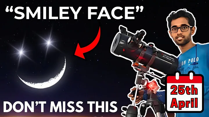 Rare "Smiley Face" Planetary Alignment of April 2025 | Smiling Moon In The Sky From India!