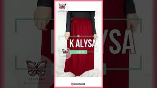 Hijabana Rok Moscrepe Panjang Polos - Rok Panjang Alysa - Rok Muslimah - Rok Panjang Mayung