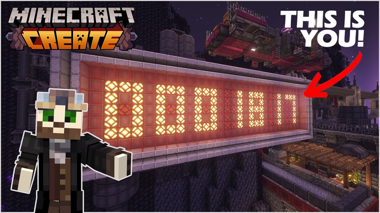 I Built a WORKING Counter in Minecraft Create Mod! - YouTube