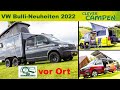 Drei Achsen am T6: VW Neuheiten 2022 von Terranger, Tonke, Spacecamper und Polyroof | Clever Campen