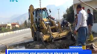 Barıştepeye Yeni Muhtarlık Binası Yapılıyor