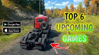 7 UPCOMING GAMES FOR MOBILE!!🥶🔥. DRIVE REAL TRUCK SIMULATOR, OFF THE ROAD 2 & MORE DRIVING GAMES screenshot 2