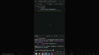 C Header Files Explained in 30 Seconds 🔥 | #cprogramming #shorts