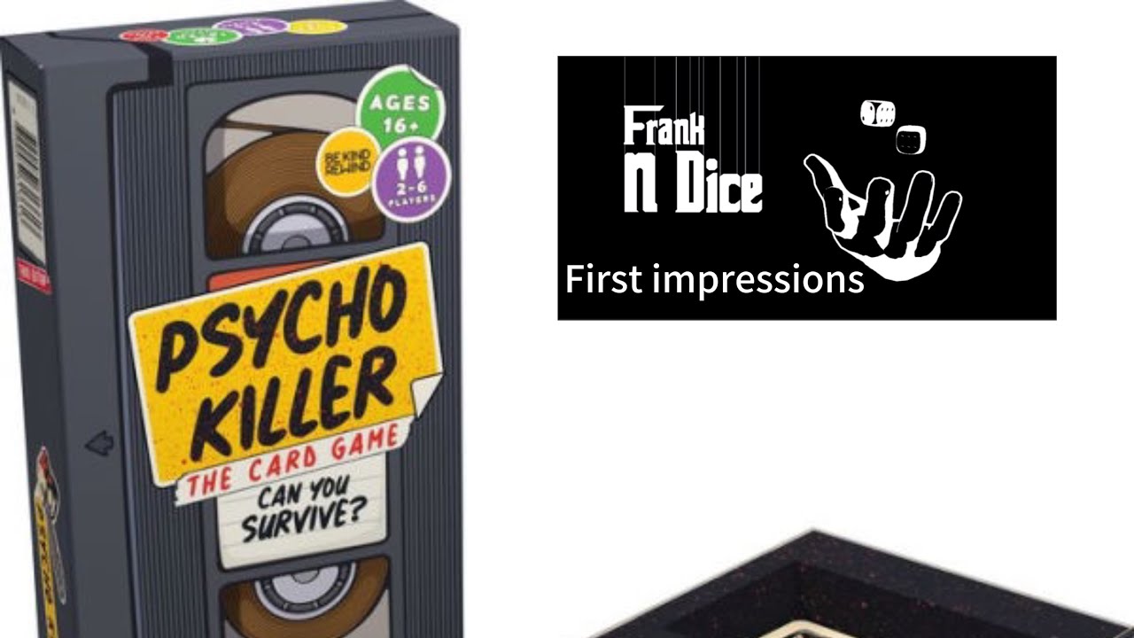 Psycho Killer 3rd Edition with Expansions First Impressions - YouTube