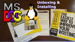 Famous Grammatik V (MS-DOS, 1992): Unboxing, Installation & Demo Profile