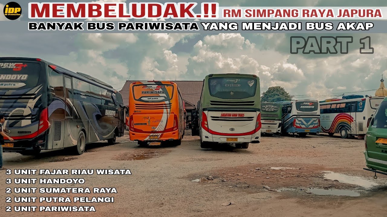 VIRAL !! RM Simpang Raya Japura Membeludak oleh bus pariwisata yang menjadi bus AKAP