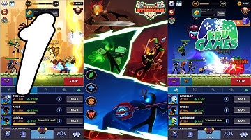 Idle Stickman Heroes: Monster Age Gameplay Walkthrough #1 (Android, IOS)