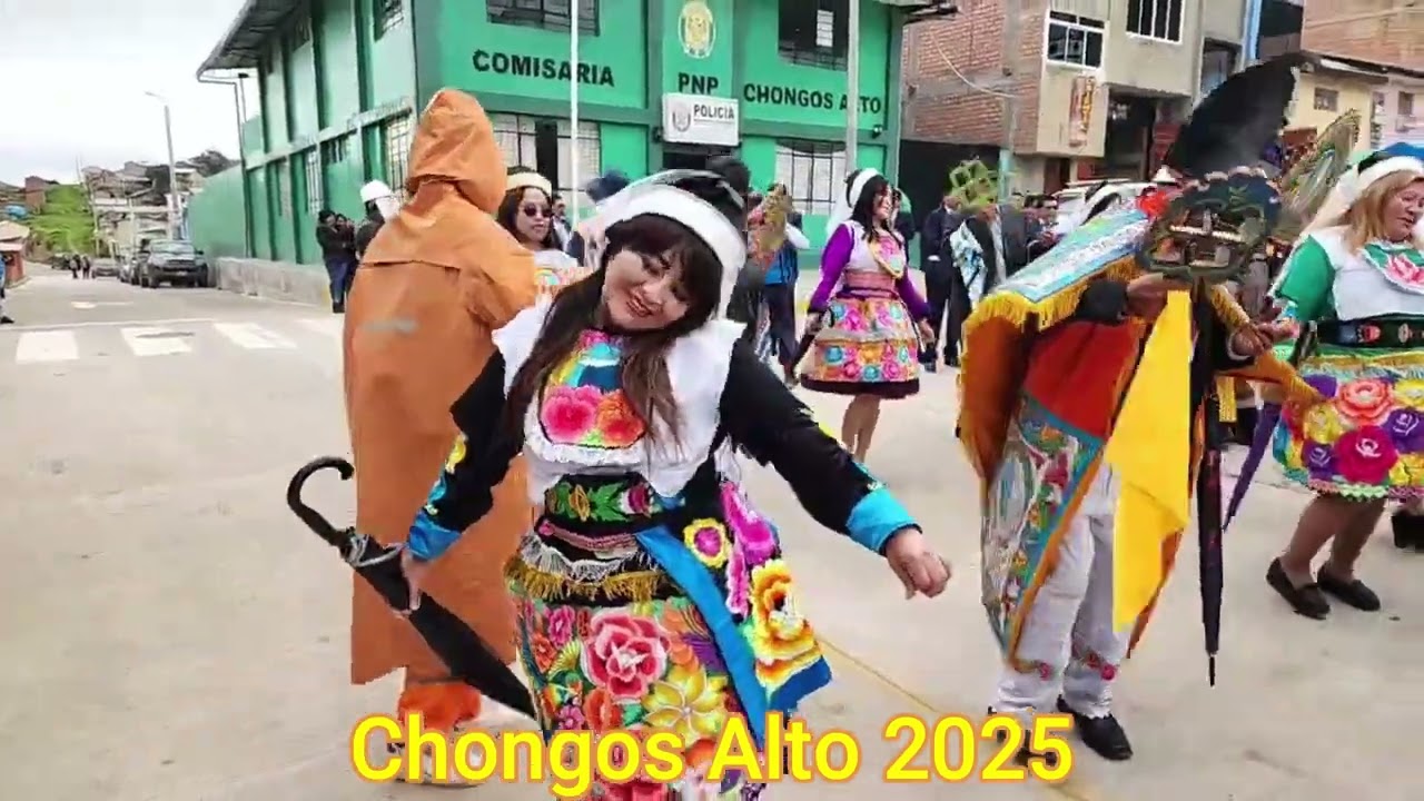 Año Nuevo en Chongos Alto 2025 Orquestas Huracan del Mantaro y Nuevo Sonido de Huancayo