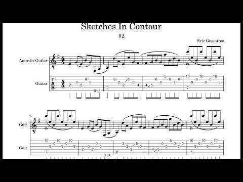 Sketches in Contour #2 (solo acoustic guitar)