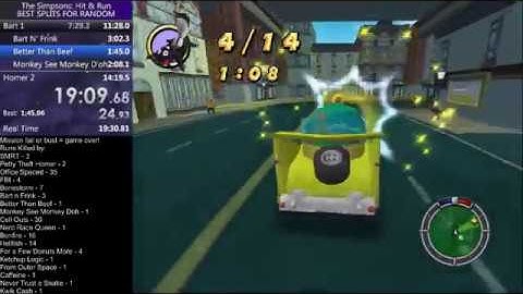 [Simpsons: Hit and Run] Randomizer run: No fails, resets, or busts