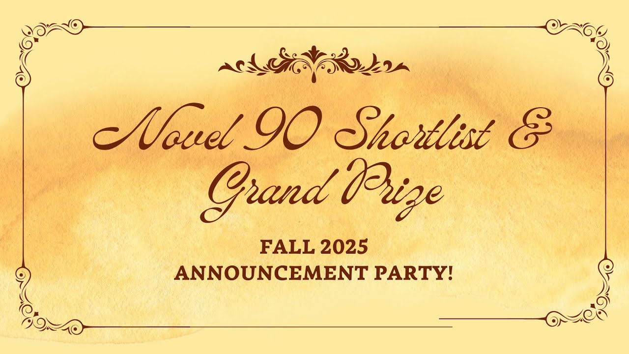 Winner Announcement: Novel90 Fall 2025