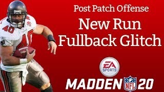 New FullBack Glitch RUN ( Warning ) Madden 20 Offense run tips