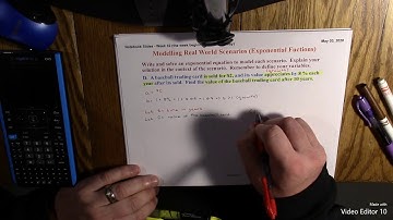 Real World Modelling (Exponentials), Scenario D