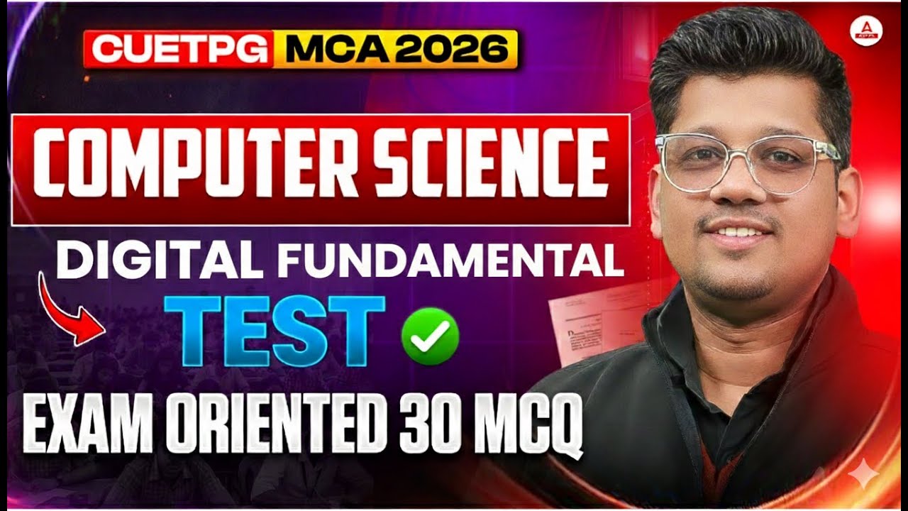 CUET PG 2026 Digital Fundamentals | 30 Important MCQs Practice