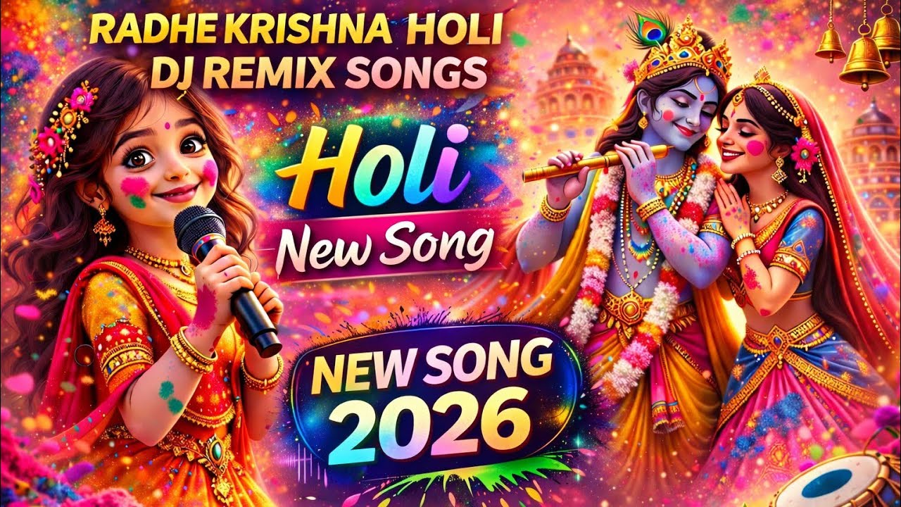होली खेलें राधे श्याम | Radha Krishna Holi DJ Remix Song | Vrindavan Holi Song | Holi New Song 2026