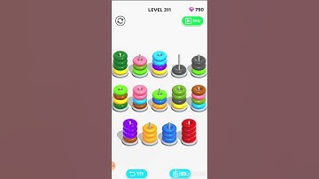 solve and solution color game hoop stack level 311