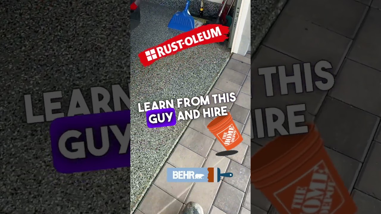 DIY Store bought epoxy floor failure! 