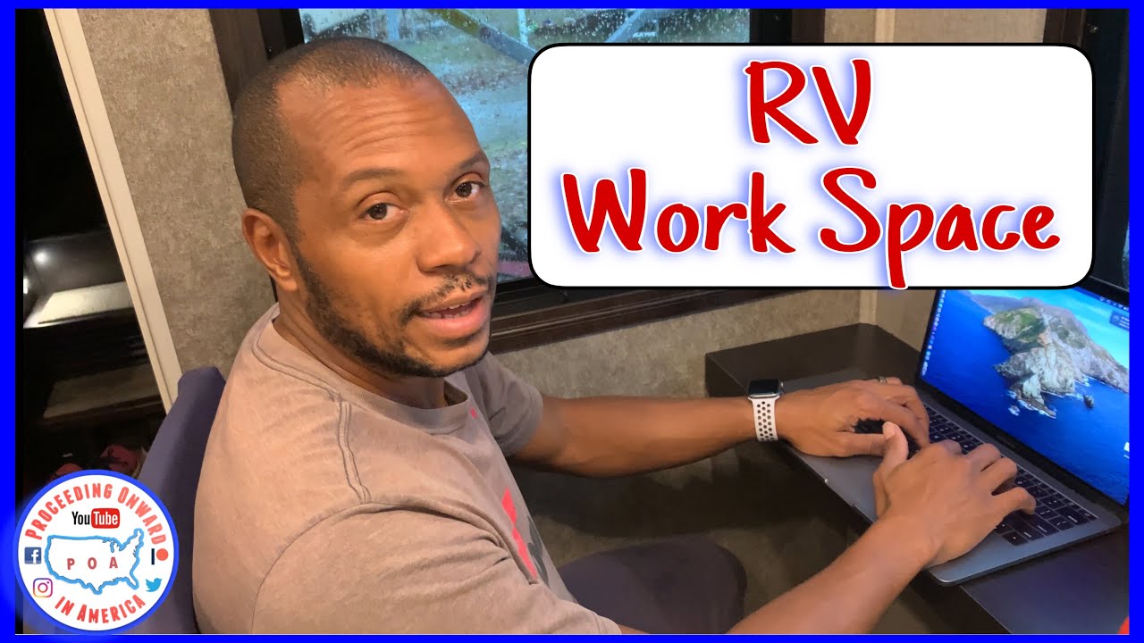 His and hers rv office space upgrade ~ fifth wheel renovation ~ POA vlog