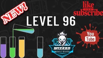 Water Sort Puzzle Level 96 WizarD Mobile Game