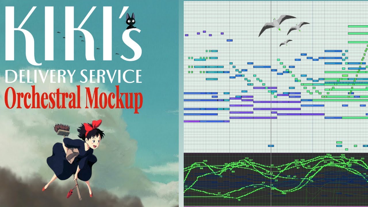 Kiki's Delivery Service | Joe Hisaishi - A Town With An Ocean View | Orchestral MIDI Mockup