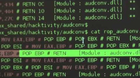 Hacktivity 2010: Buffer Overflow step II .- ASLR and DEP Eveasion Techniques