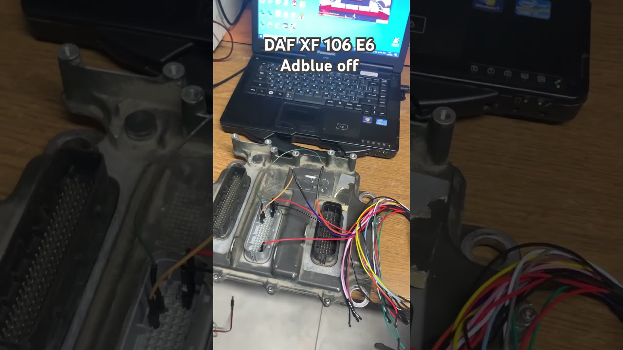 DAF XF-106 E6, программное отключение присадки adblue and egr dpf 0684442115