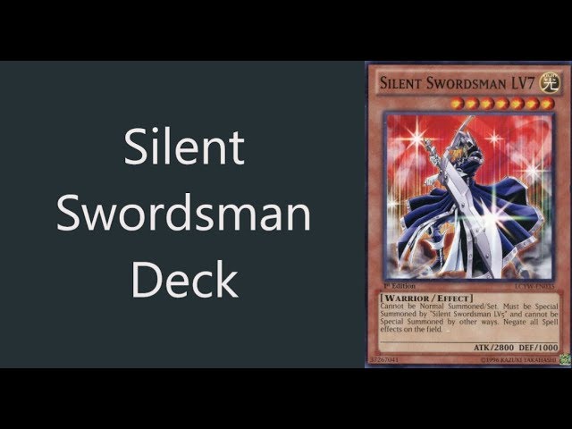 silent swordsman deck yugioh LV5 [EEN-ENSE4] Secret Rare may be 1st or Unlimited Edition Silent Swordsman Deck | TikTok